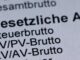 Das Bild zeigt den Ausschnitt einer Gehaltsabrechnung mit Abzügen in der Sozialversicherung.